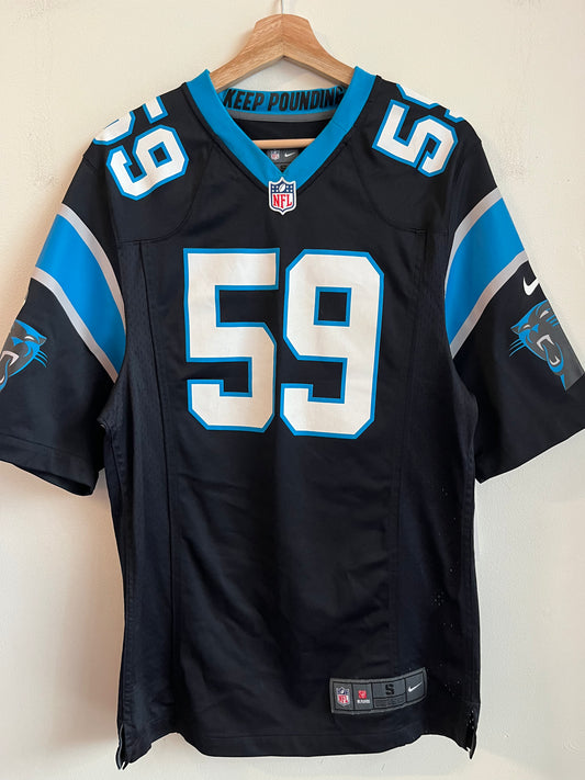 2013 Carolina Panthers Luke Kuechly Nike Home Jersey (S)