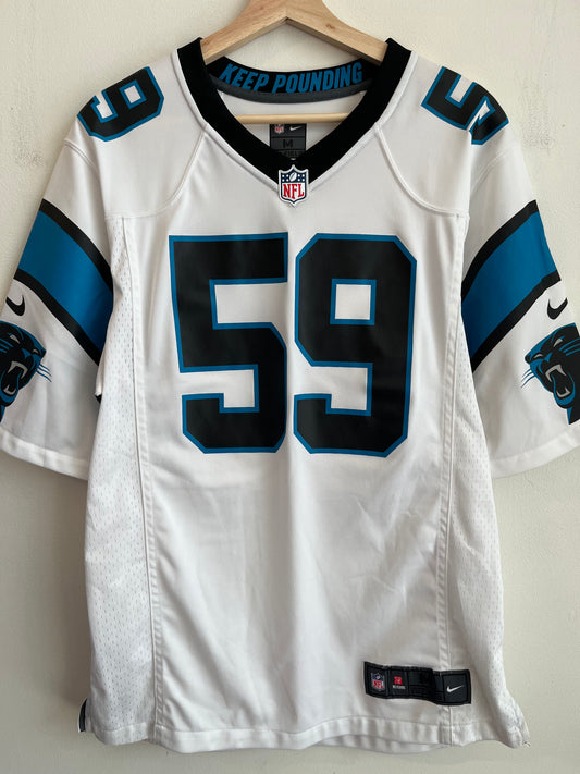 2010s Carolina Panthers Luke Kuechly Away Jersey (M)