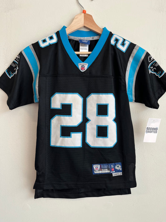 00s Carolina Panthers Jonathan Stewart Stitched Reebok Jersey (Youth S)