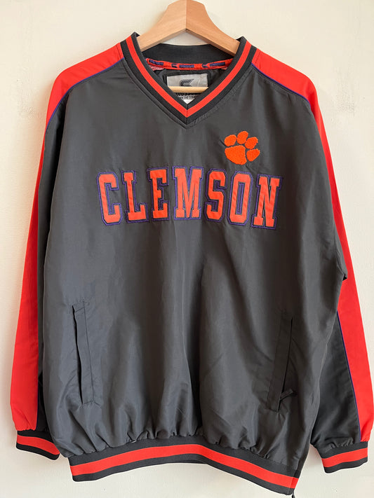 00s Clemson University Colosseum Two Tone Windbreaker (M)