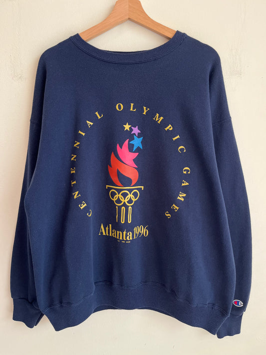 1996 Atlanta Olympics Navy Champion Crewneck (XL)