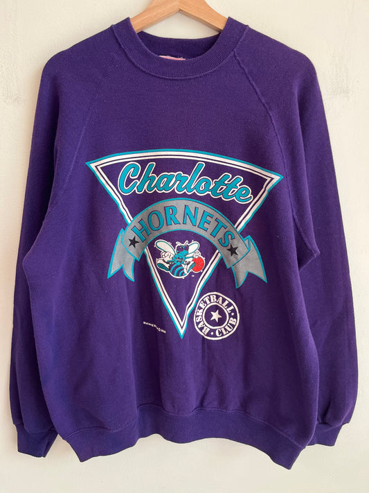 1988 Charlotte Hornets Purple Nutmeg Crewneck (L)