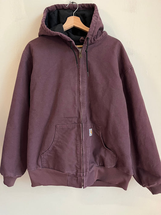 2010 Carhartt WJ130 Plum Jacket (Women's XL)