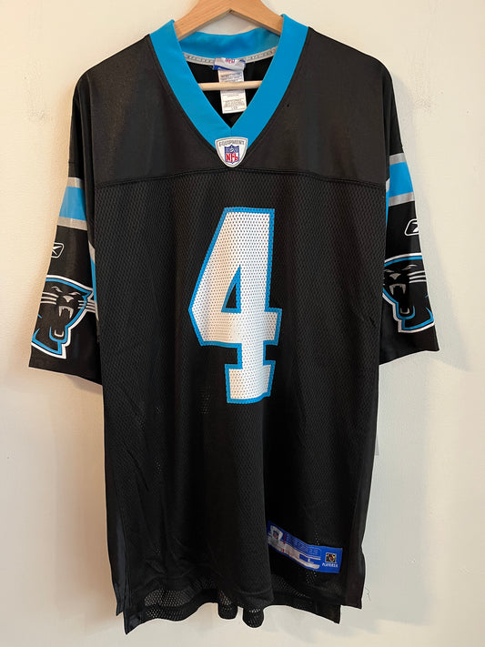 00s Carolina Panthers John Kasay Reebok Home Jersey (L)