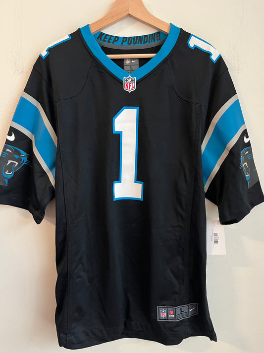 2010s Carolina Panthers Cam Newton Nike Home Jersey (L)