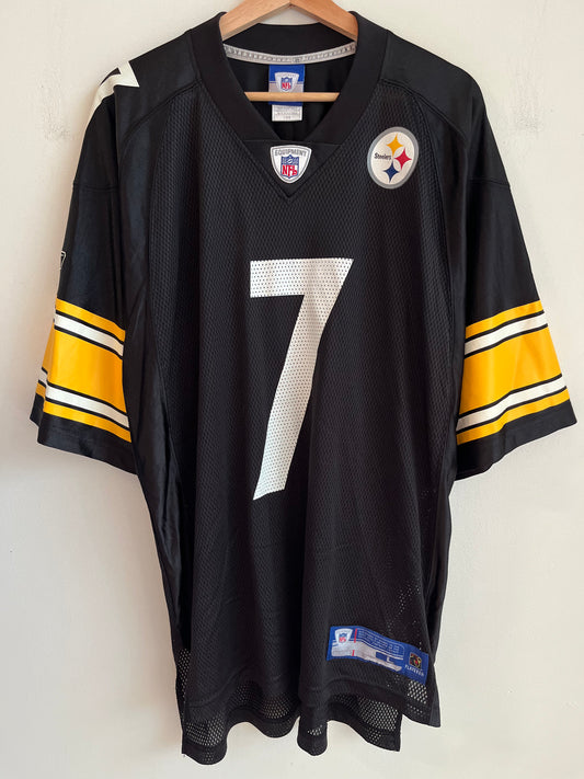 00s Pittsburgh Steelers Ben Roethlisberger Reebok Home Jersey (L)