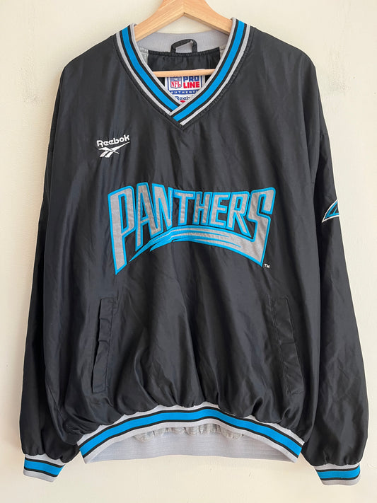 90s Carolina Panthers Reebok Pro Line Pullover Windbreaker (XL)