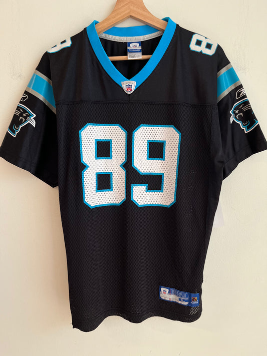 00s Carolina Panthers Steve Smith Reebok Home Jersey (Youth L)
