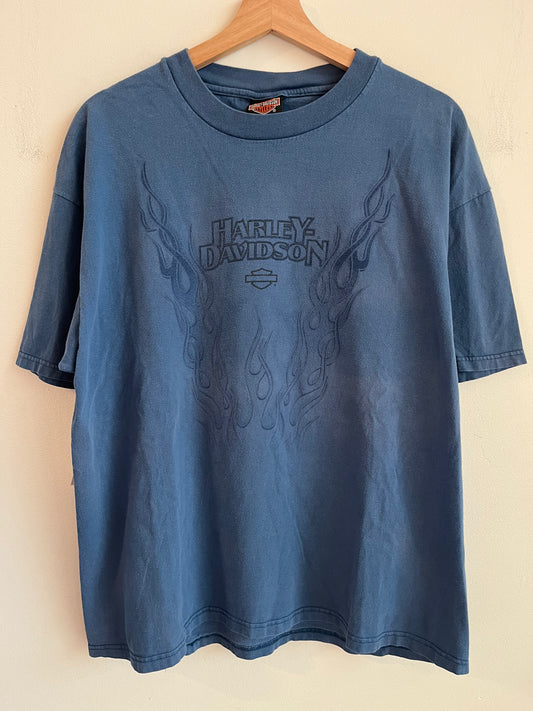 2001 Harley Davidson Flames Chicks New Mexico Tee (XL)