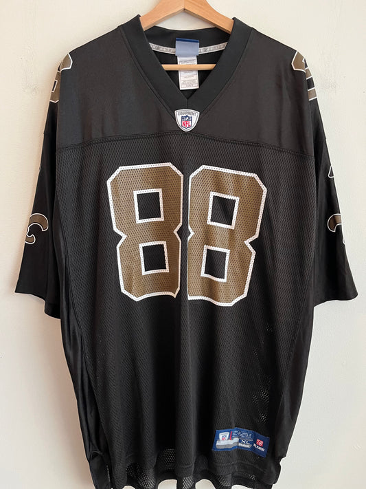 00s New Orleans Saints Jeremy Shockey Reebok Black Jersey (XL)