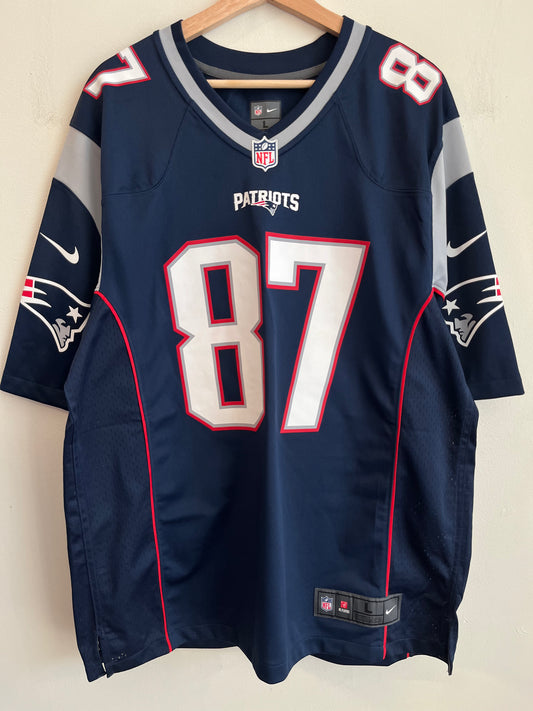 2016 New England Patriots Rob Gronkowski Nike Home Jersey (L)