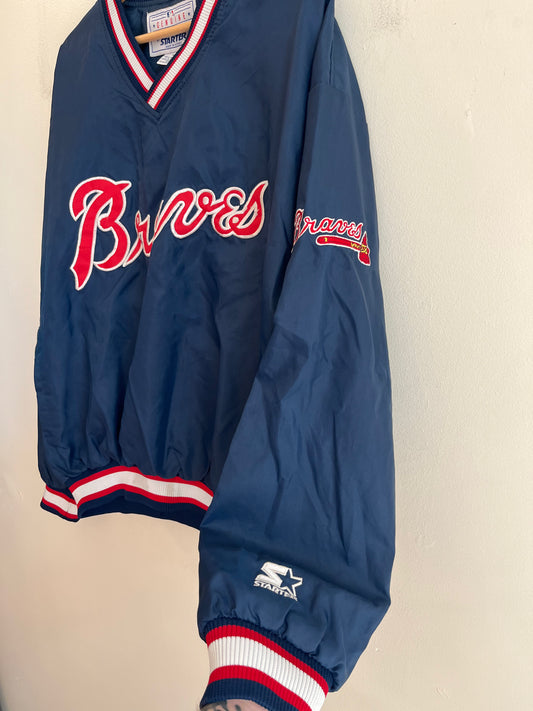 90s Atlanta Braves Starter Windbreaker (L)