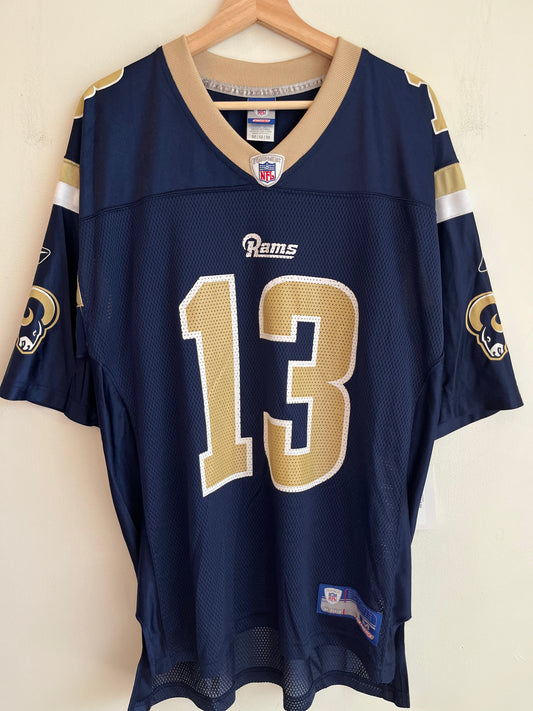 00s St Louis Rams Kurt Warner Reebok Jersey (M)