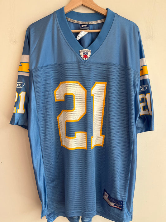 00s Los Angeles Chargers LaDainian Tomlinson Powder Blue Reebok Jersey (L)