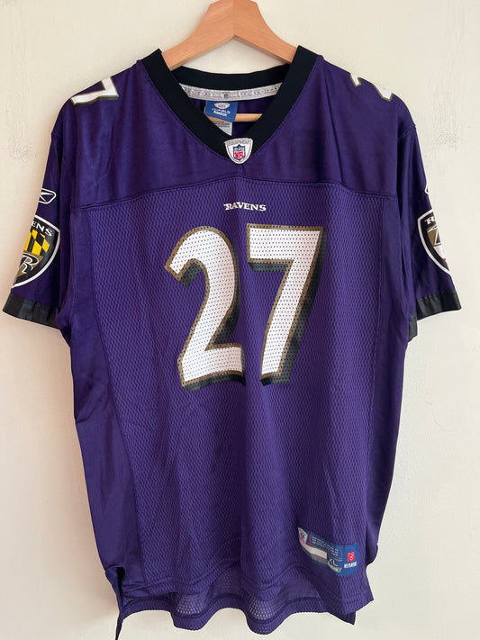 00s Baltimore Ravens Ray Rice Reebok Home Jersey (Youth XL)