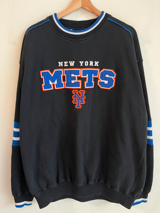 90s New York Mets Lee Embroidered Crewneck (XL)