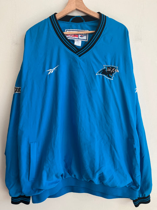 90s Carolina Panthers Blue Reebok Pro Line Windbreaker (XXL)