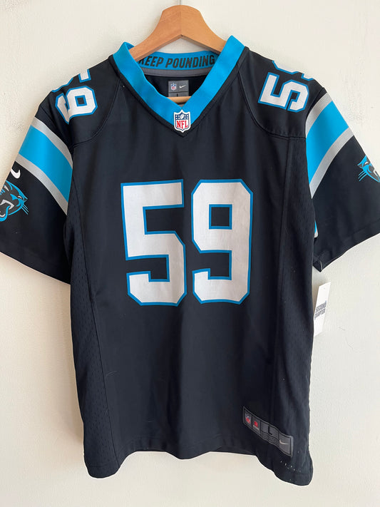 2012 Carolina Panthers Luke Kuechly Nike Home Jersey (Youth L)