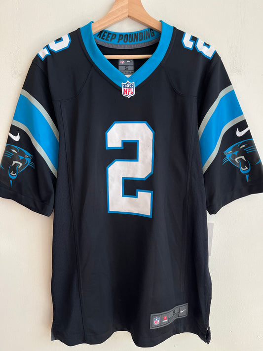 2022 Carolina Panthers DJ Moore Nike Home Jersey (S)