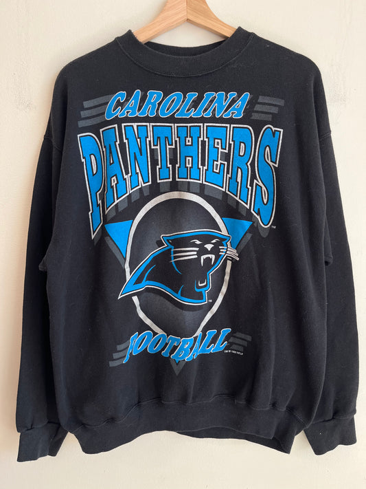 1993 Carolina Panthers Football Circle Graphic Crewneck (XL)