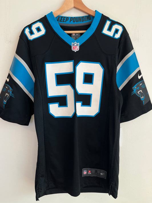 2010s Carolina Panthers Luke Kuechly Nike Home Jersey (S)