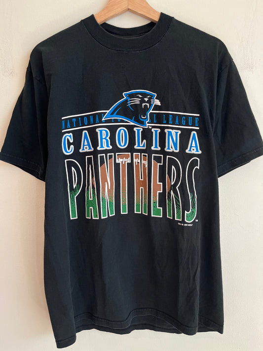1995 Carolina Panthers Locker Line Spell Out Shirt (L)