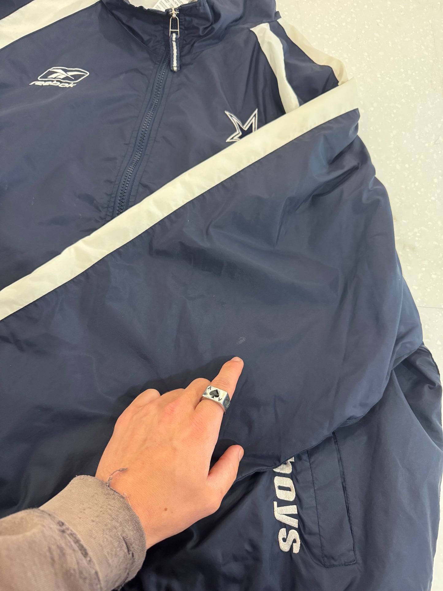 2000s Dallas Cowboys Reebok Two Toned Windbreaker (XL)