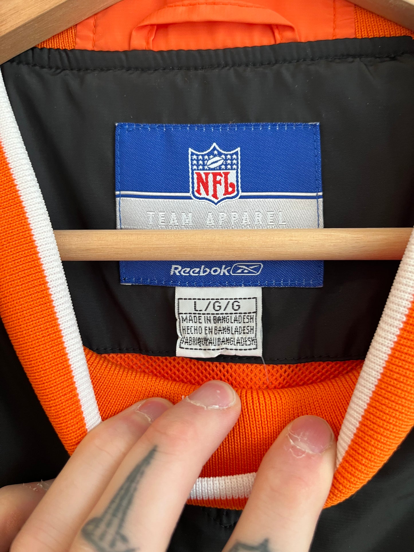00s Cincinnati Bengals NFL Team Apparel Windbreaker (L)