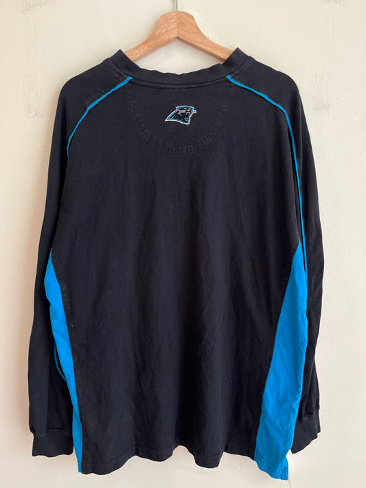00s Carolina Panthers Two Tone Long Sleeve Shirt (XL)