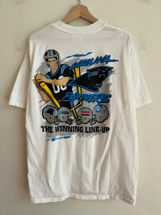 2000 Carolina Panthers vs Jacksonville Jaguars “The Winning Line-Up” Tee (XL)