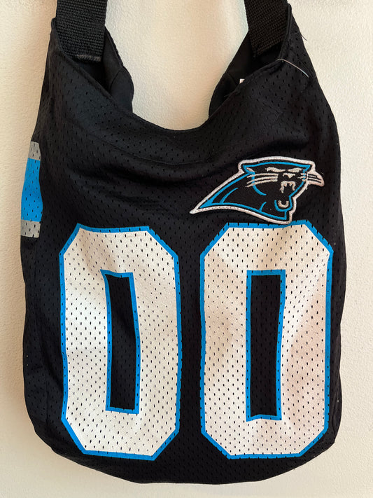 Carolina Panthers Football Jersey Crossbody Mesh Shoulder Bag