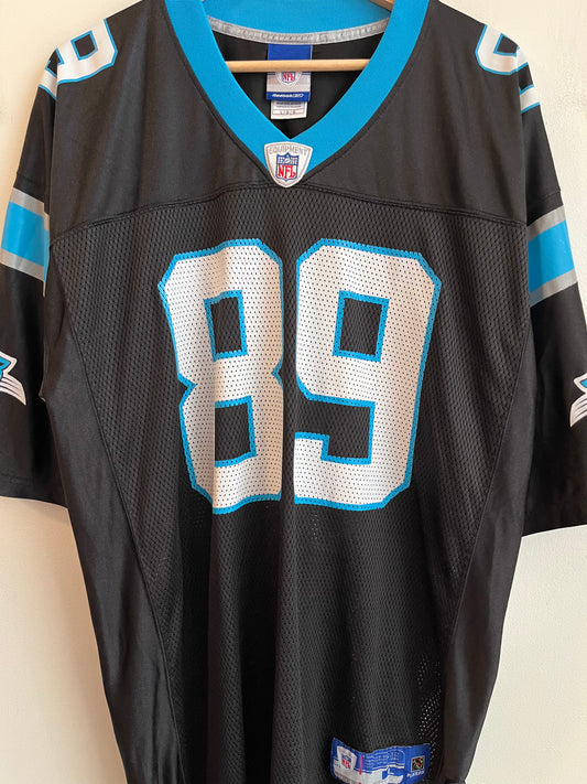 00s Carolina Panthers Steve Smith Reebok Home Jersey (L)