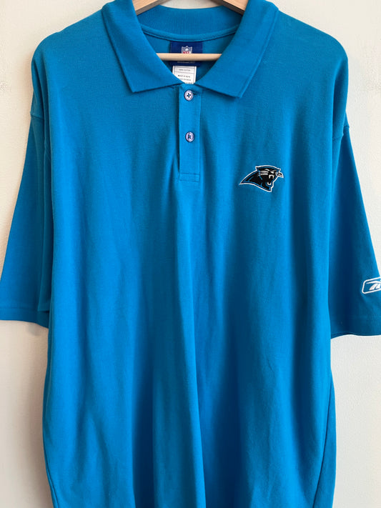 00s Carolina Panthers Blue Essential Polo (XL)