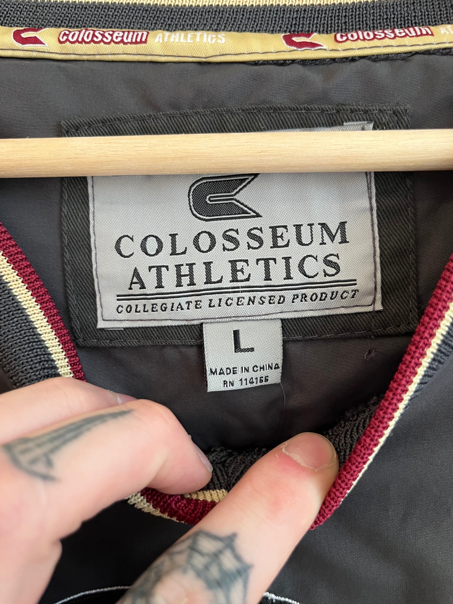 00s Florida State University (FSU) Colosseum Windbreaker (L)