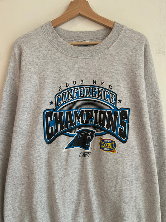 2003 Carolina Panthers Conference Champions Crewneck (XL)