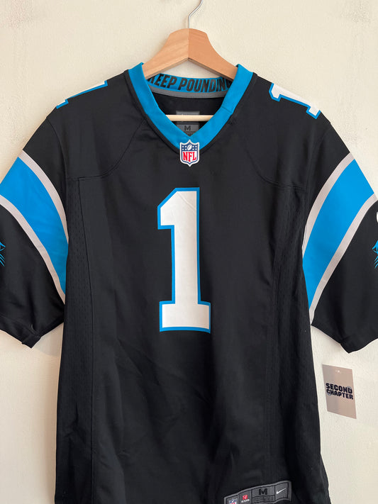 2010s Carolina Panthers Cam Newton Nike Home Jersey (M)