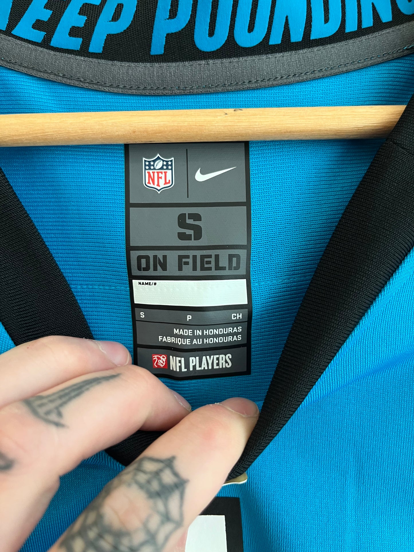 2016 Carolina Panthers Cam Newton Blue Nike Jersey (S)