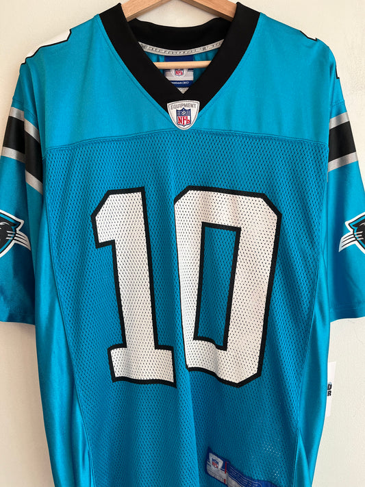 00s Carolina Panthers Armanti Edwards Blue Jersey (S)