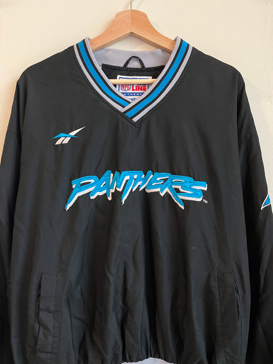 90s Carolina Panthers Pro Line Reebok Cat Scratch Windbreaker (M)