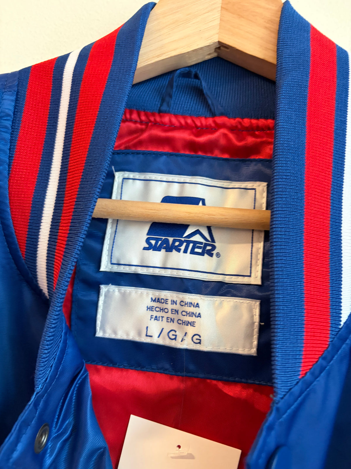 00s Buffalo Bills Starter Satin Jacket (L)