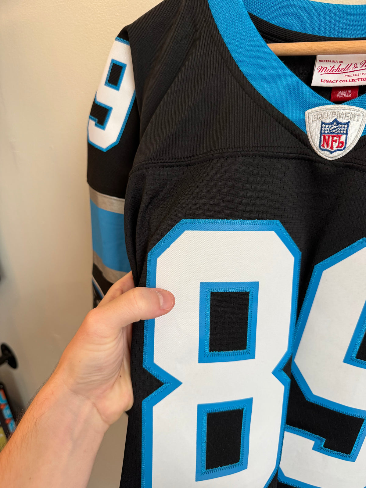 2010s Carolina Panthers Steve Smith Mitchell & Ness Jersey (XL)