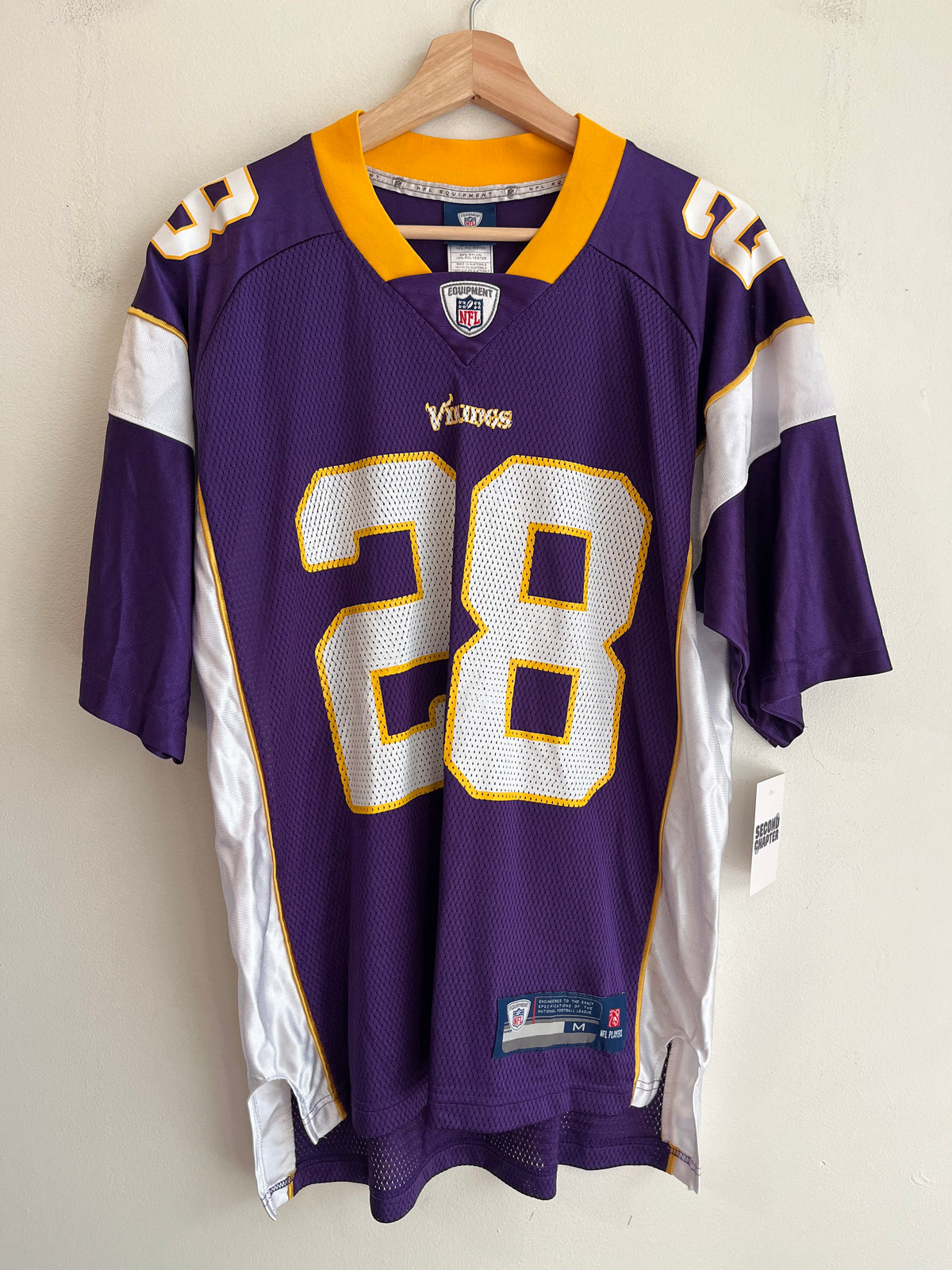 00s Minnesota Vikings Adrian Peterson Vikings Reebok Home Jersey (M)