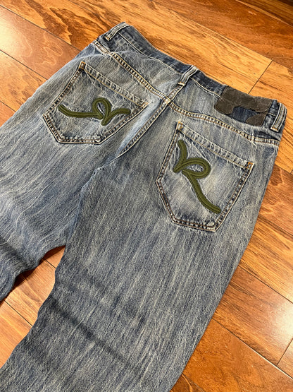 00s Rocawear Embroidered Jeans (36)