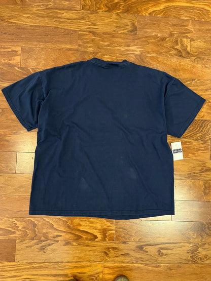 90s Carolina Tar Heels Rah Rah Navy Tee (XXL)