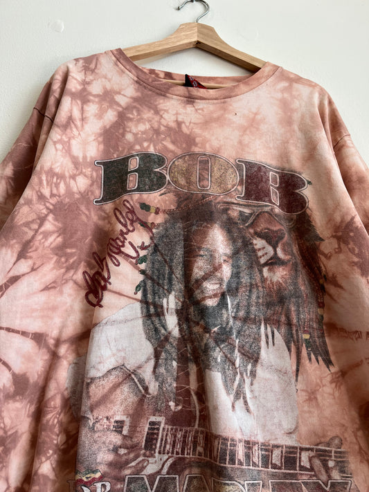 00s Bob Marley Tie Dye Rap Tee (XL)