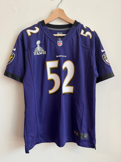 Baltimore Ravens Super Bowl XLVII Ray Lewis Youth Jersey (Youth XL)