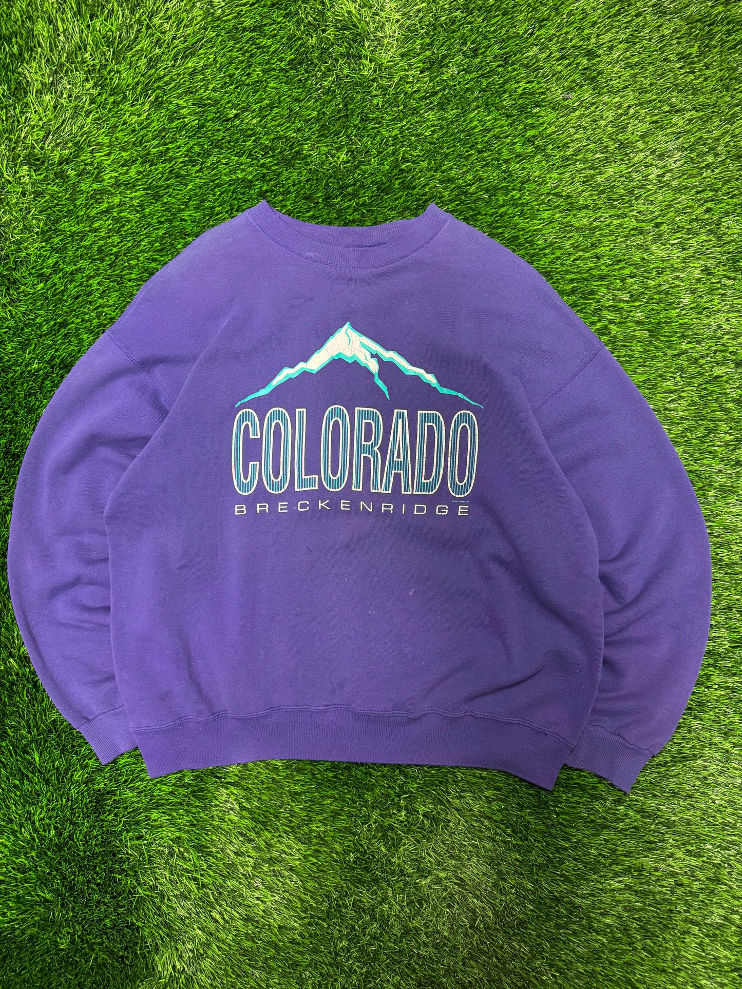 90s Colorado Breckenridge Vintage Ski Resort Crewneck (XL)