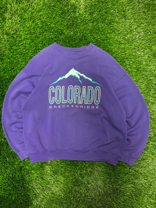 90s Colorado Breckenridge Vintage Ski Resort Crewneck (XL)
