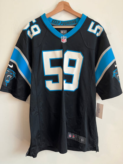 2010s Carolina Panthers Luke Kuechly Nike Home Jersey (L)