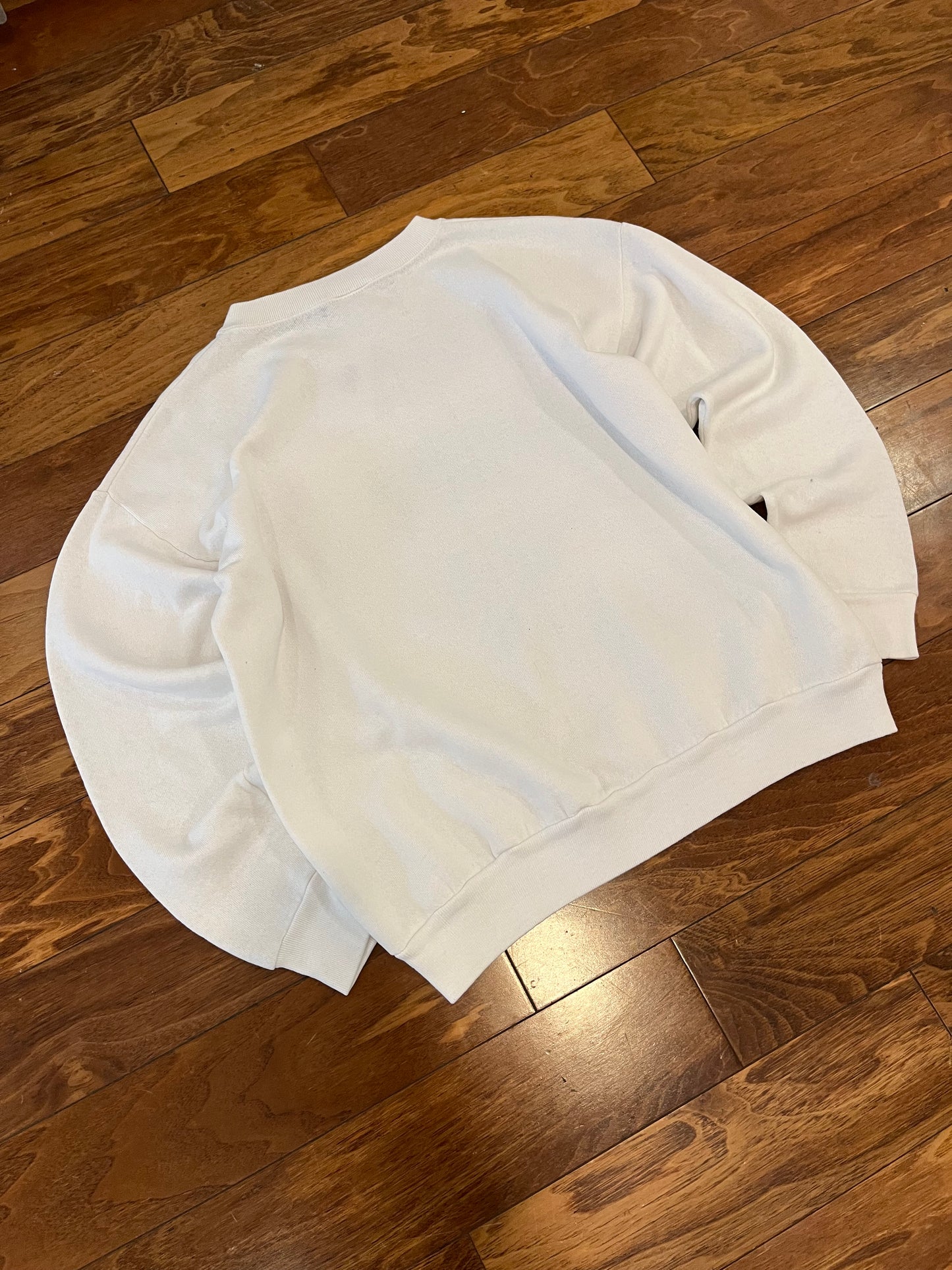 80s Hawaii College White Crewneck (L)